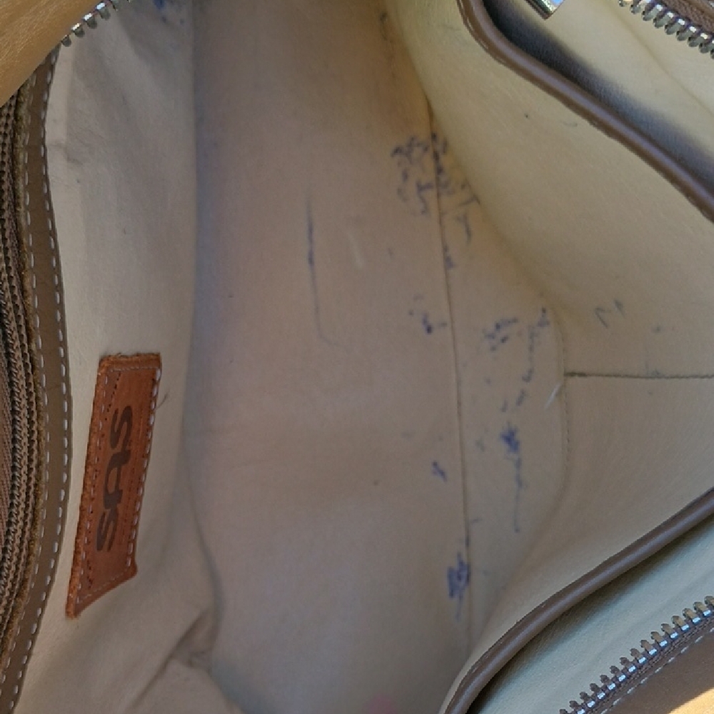 SAS Full Grain Cow Hide Leather Pig Skin Linning Edee Hobo Shoulder Bag - Picture 7 of 9